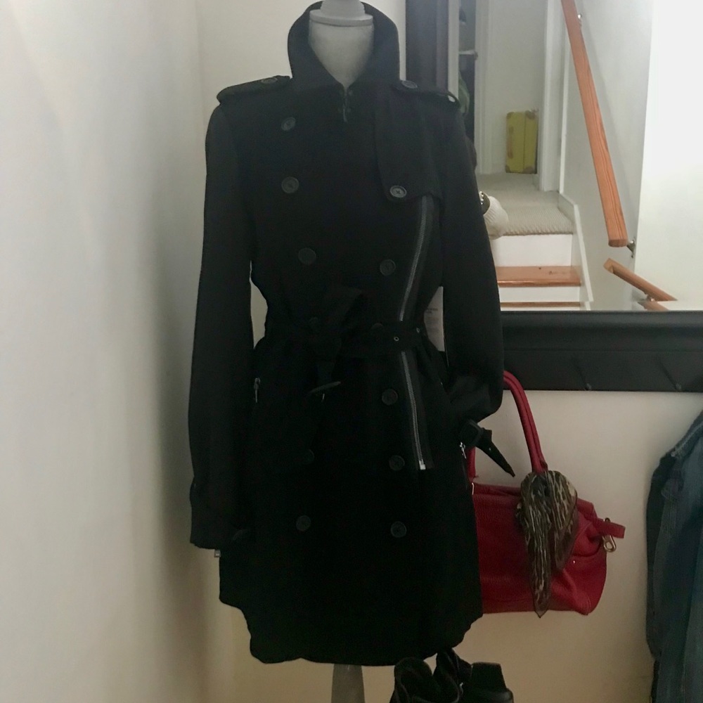 Hudson Jeans Collection Double-Breasted Trench